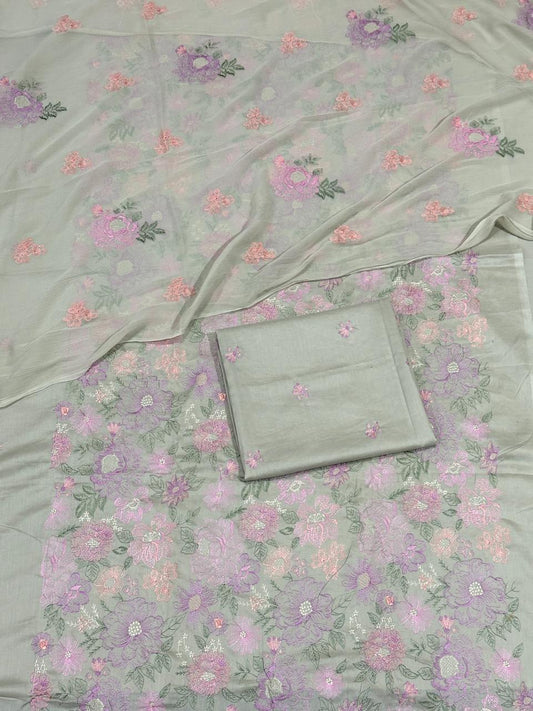 Lawn 3 piece suit
