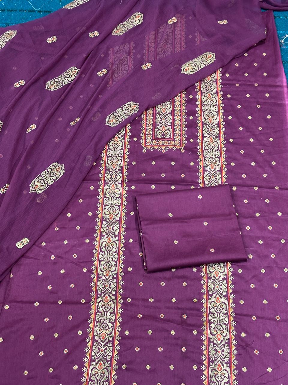 Lawn 3 piece suit
