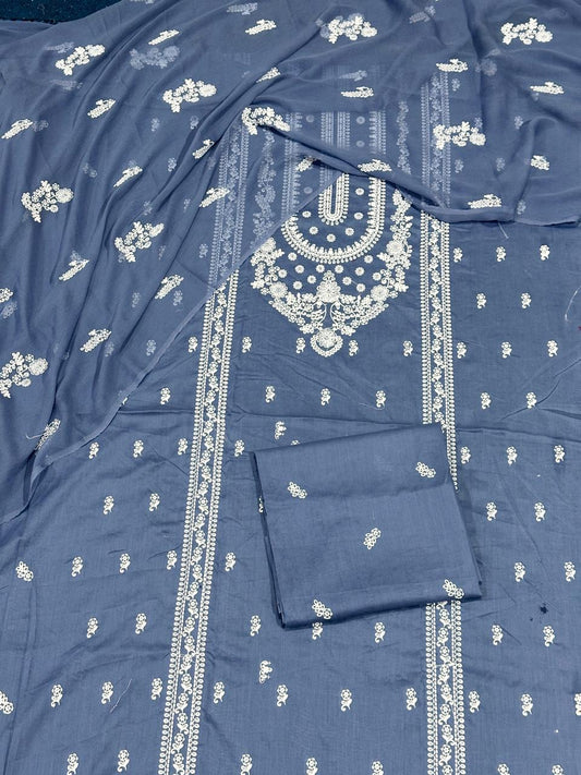 Lawn 3 piece suit