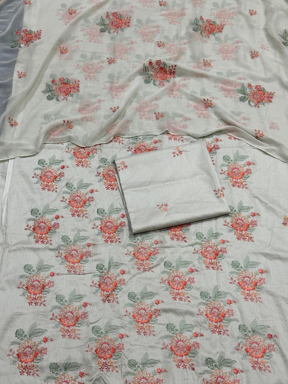 Lawn 3 piece suit